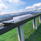 Imagen para el artículo titulado Canadá quiere construir un tren completamente eléctrico que viaja a 1000 Km/h